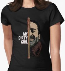 Look at my dirty girl Women's Fitted T-Shirt