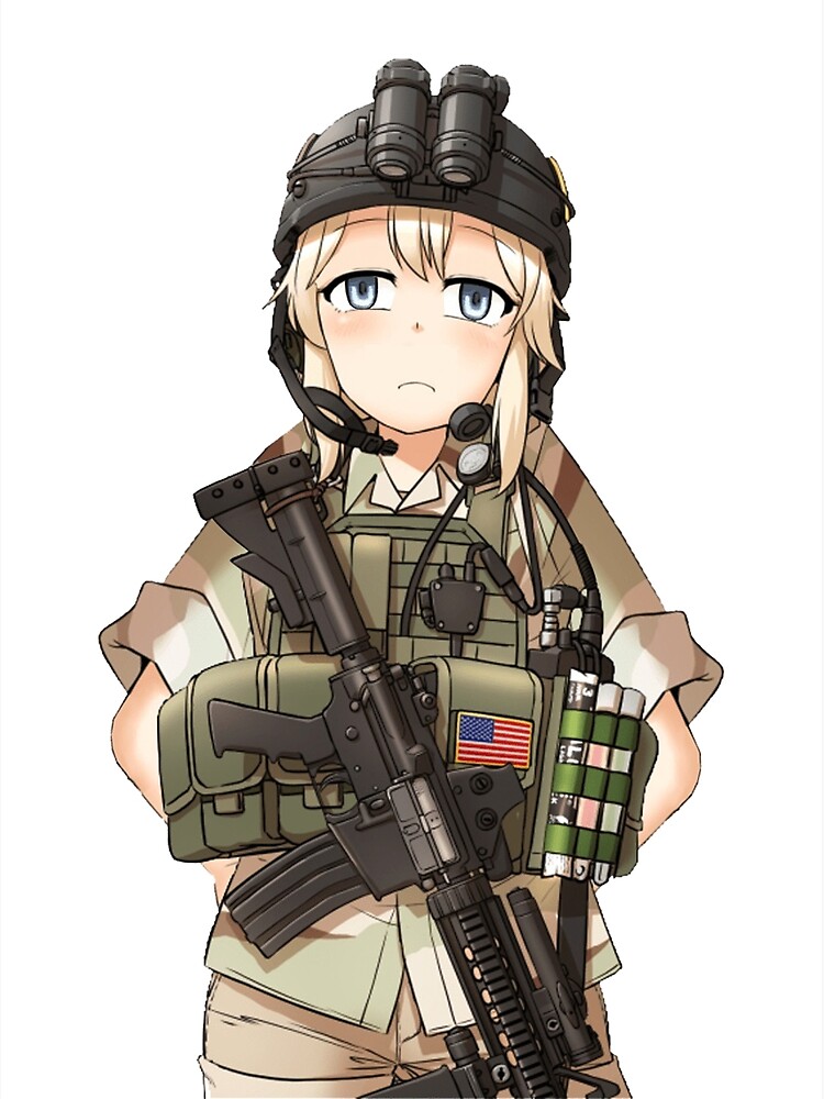 Los Marines de Estados Unidos usan a una chica de anime en su publicidad —  Kudasai