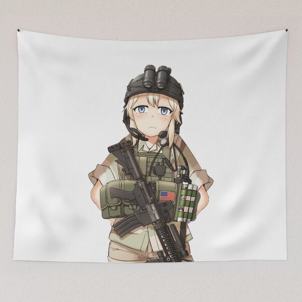 Item preview, Us Marines Anime designed and sold by UOVE.