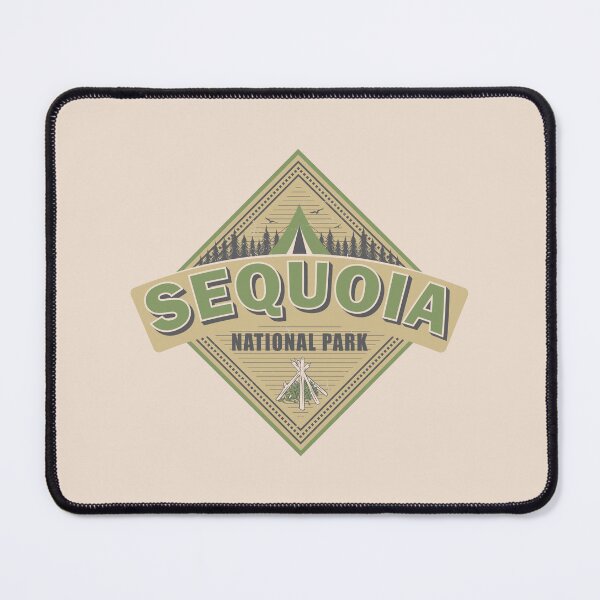 Item preview, Sequoia National Park California Vintage US Camping Design designed and sold by CynthiaGraphics.