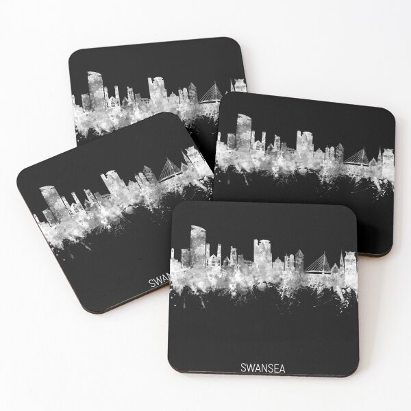 Item preview, Swansea Wales Skyline designed and sold by ArtPrints.