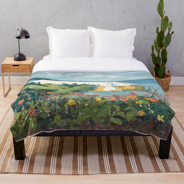 Item preview, Bermuda Flower Garden and Bungalow designed and sold by Belartee.