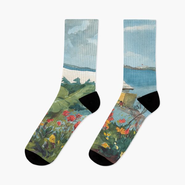 Item preview, Bermuda Flower Garden and Bungalow designed and sold by Belartee.