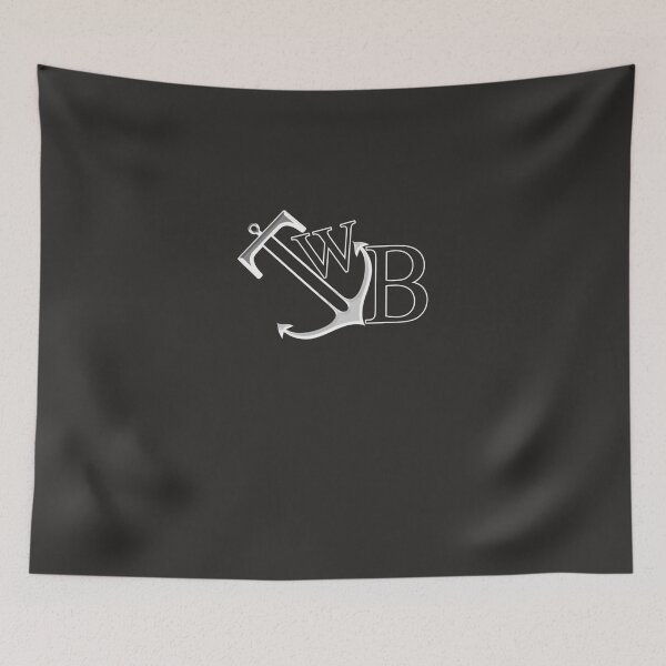 Item preview, TWB anchor logo on black Classic T-Shirt designed and sold by StefanBonetti.