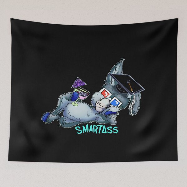 Item preview, Graduation Party Animal Donkey Cartoon - Smartass  designed and sold by iduzarts.