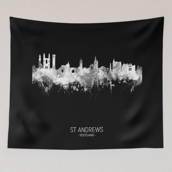 Item preview, St Andrews Scotland Skyline designed and sold by ArtPrints.
