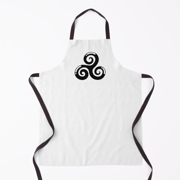 Item preview, black and white triskel designed and sold by grafikestelle.