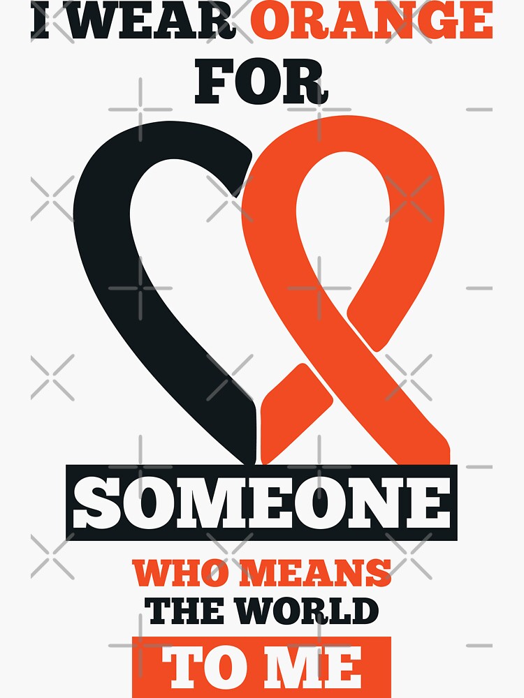 Awareness Month Orange Wristband Meaning I Wear Orange For