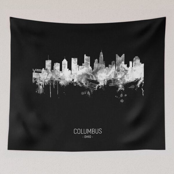 Artikelvorschau, Columbus Ohio Skyline entworfen und verkauft von ArtPrints.