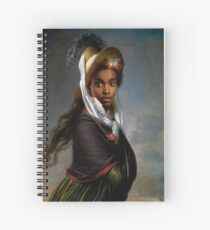 Portrait of a Young Caraweelo. Spiral Notebook