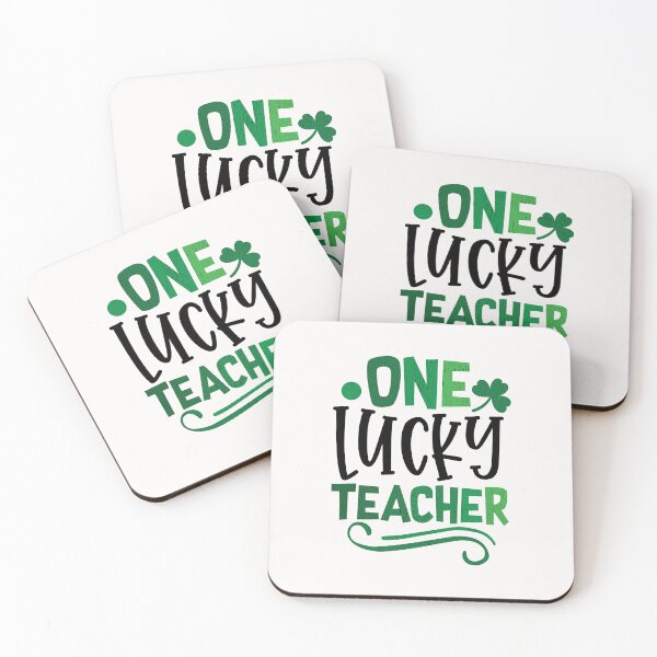 Item preview, One lucky Teacher st patricks shamrock designed and sold by Dieowl.