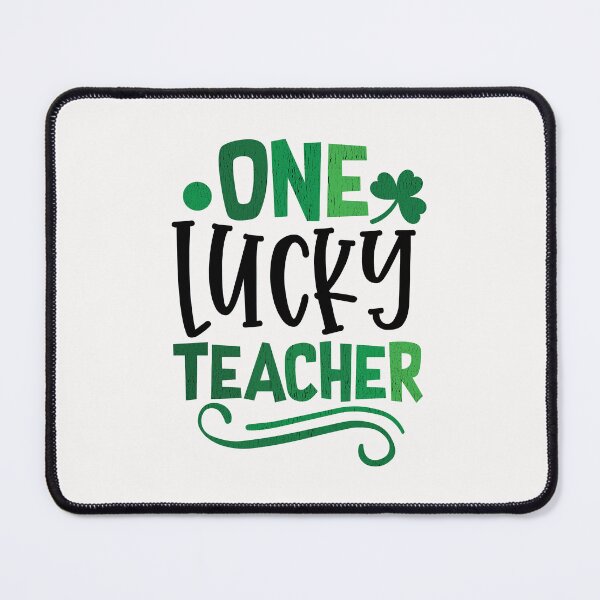 Item preview, One lucky Teacher st patricks shamrock designed and sold by Dieowl.