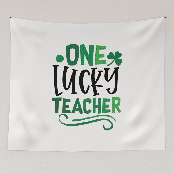Item preview, One lucky Teacher st patricks shamrock designed and sold by Dieowl.