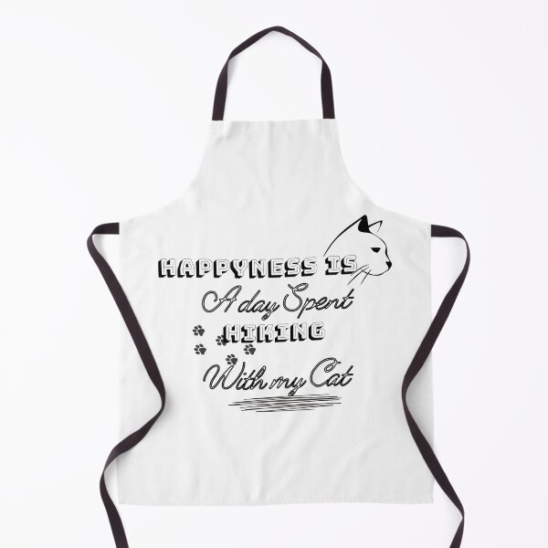 Item preview, Happiness Is A Day Spent Hiking With My Cat- Cat lover designed and sold by SheetalMourya.