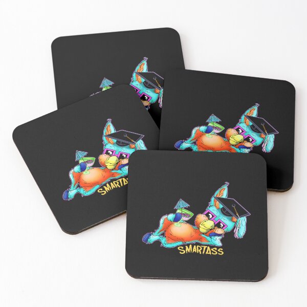 Item preview, Graduation Party Animal Donkey Cartoon - Smartass - Blue designed and sold by iduzarts.