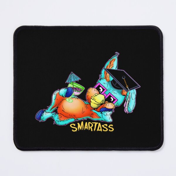 Item preview, Graduation Party Animal Donkey Cartoon - Smartass - Blue designed and sold by iduzarts.