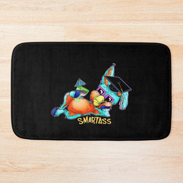 Item preview, Graduation Party Animal Donkey Cartoon - Smartass - Blue designed and sold by iduzarts.