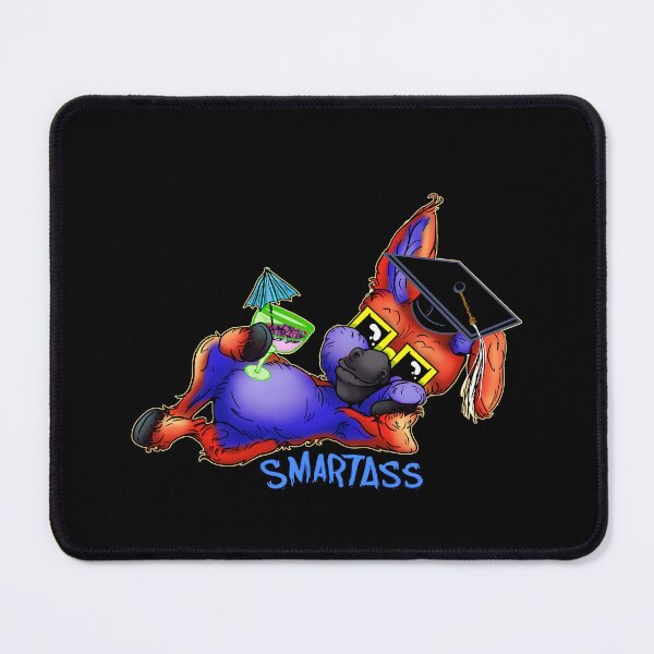 Item preview, Graduation Party Animal Donkey Cartoon - Smartass - Red designed and sold by iduzarts.