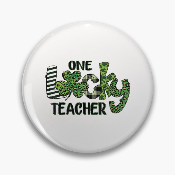 Item preview, One lucky Teacher st patricks shamrock designed and sold by Dieowl.