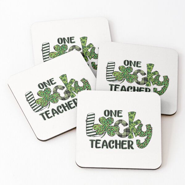 Item preview, One lucky Teacher st patricks shamrock designed and sold by Dieowl.