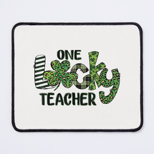 Item preview, One lucky Teacher st patricks shamrock designed and sold by Dieowl.