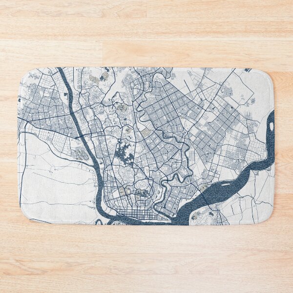 Item preview, Yangon City Map of Myanmar - Coastal designed and sold by deMAP.