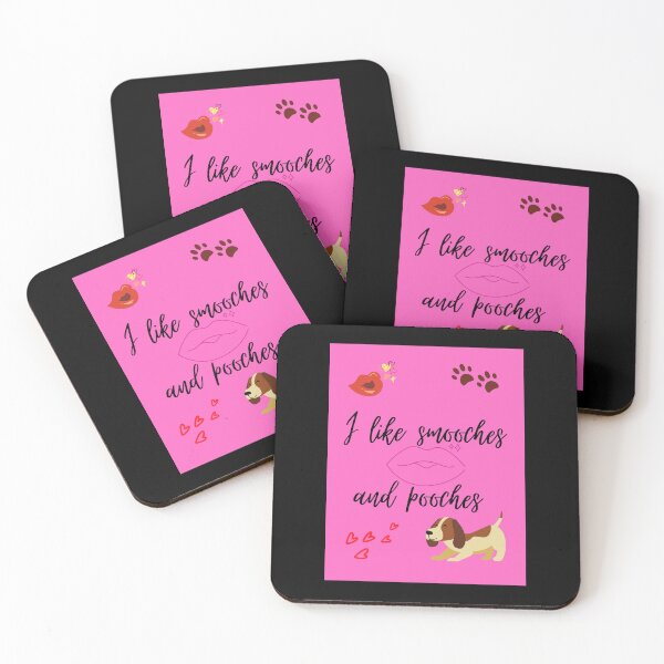 Item preview, I like smooches and pooches  designed and sold by Pugnaciousprint.