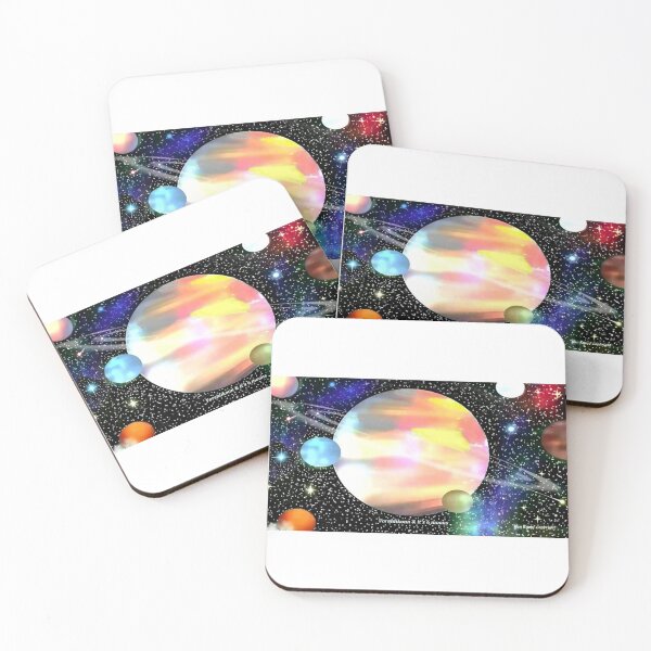 Item preview, Cosmic Art /  Voreldikonn & it's 6 radioactive moons designed and sold by Imagin8er.
