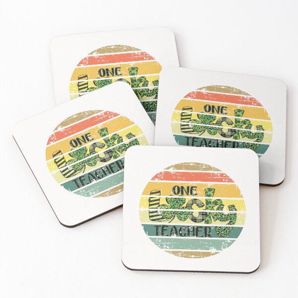 Item preview, One lucky Teacher st patricks shamrock vintage designed and sold by Dieowl.