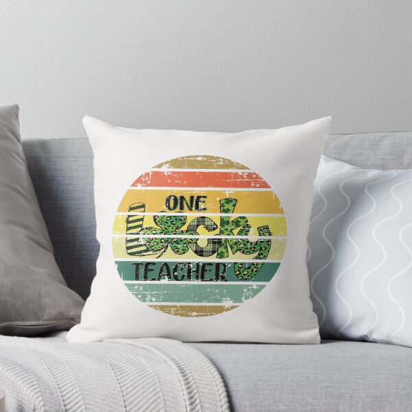 Item preview, One lucky Teacher st patricks shamrock vintage designed and sold by Dieowl.