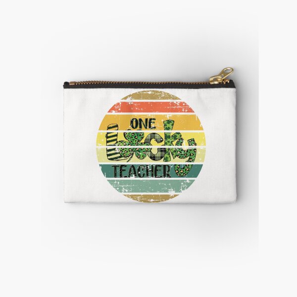 Item preview, One lucky Teacher st patricks shamrock vintage designed and sold by Dieowl.
