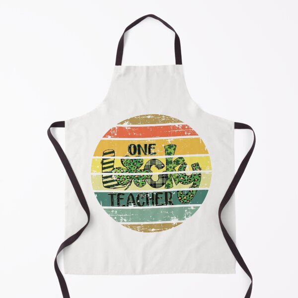 Item preview, One lucky Teacher st patricks shamrock vintage designed and sold by Dieowl.