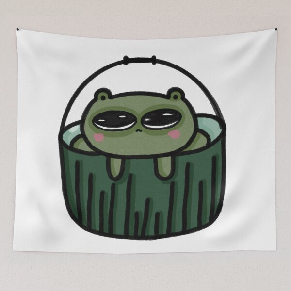 Artikelvorschau, Grüner Frosch in einem Eimer entworfen und verkauft von Jade1411.