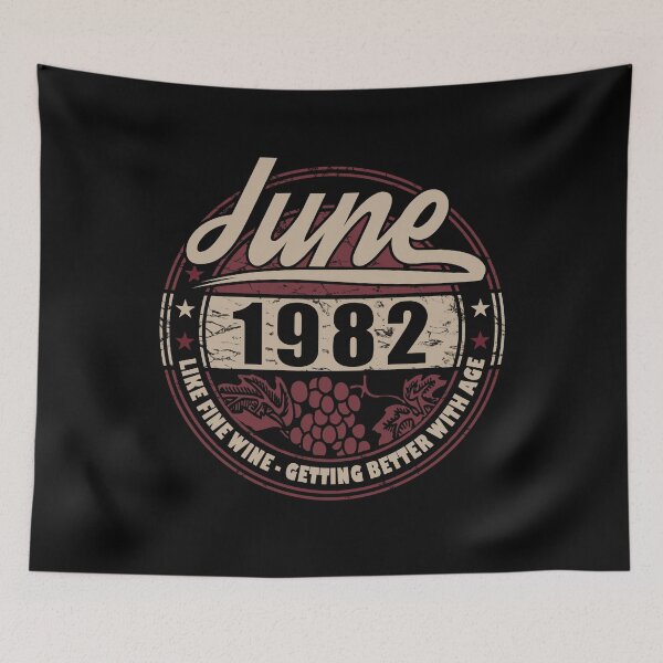 Item preview, Like Fine Wine - Birthday June 1982 designed and sold by MoonsmileProd.