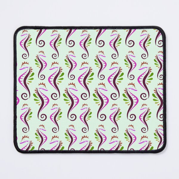 Item preview, Sea Horses Seamless Pattern designed and sold by Queen1120.