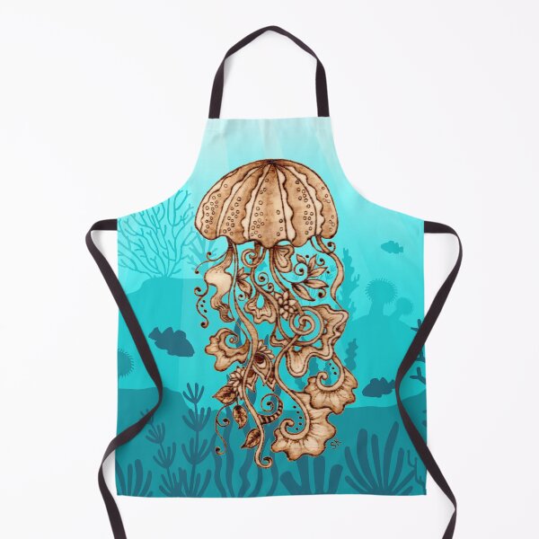 Item preview, Jellyfish Tangle Woodburn designed and sold by MoodyMuseArt.