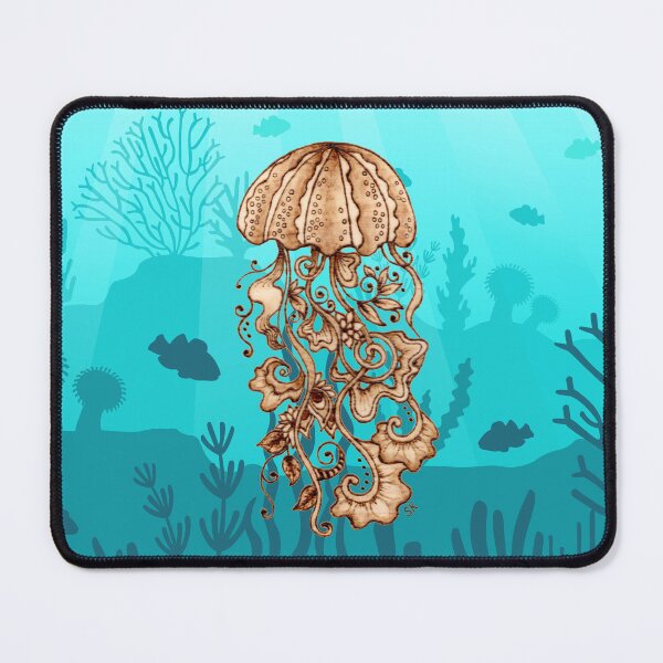 Item preview, Jellyfish Tangle Woodburn designed and sold by MoodyMuseArt.