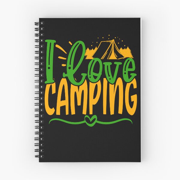 Item preview, i love camping, humorous camper gift designed and sold by lapolonaise.