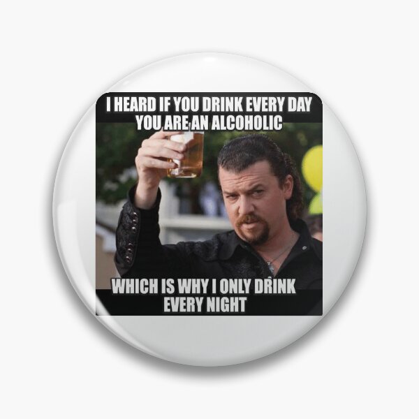 Item preview, Alcoholic meme designed and sold by A44y1234.