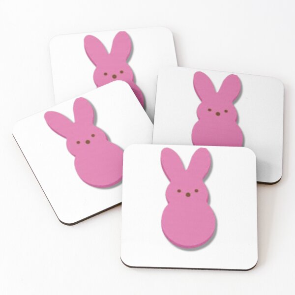 Item preview, Easter Peep marshmellow treat candy bunny Pink cute shirt, sticker, hat designed and sold by Paintingladycat.