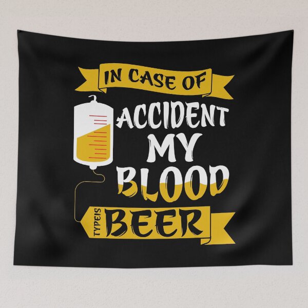 Item preview, In Case Of Accident My Blood Types Beer designed and sold by Joxxio.