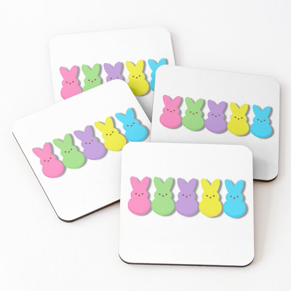 Item preview, Easter candy themed bunnies marshmellow treats tshirts, stickers, mugs peeps designed and sold by Paintingladycat.