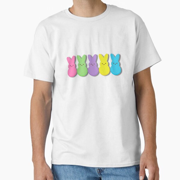 Item preview, Easter candy themed bunnies marshmellow treats tshirts, stickers, mugs peeps designed and sold by Paintingladycat.