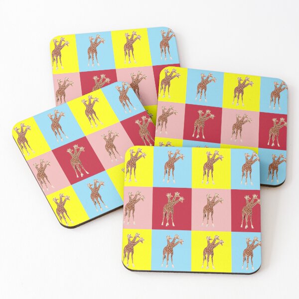 Item preview, Three-Necked Giraffe Multicolor Pattern designed and sold by CosmicStory.