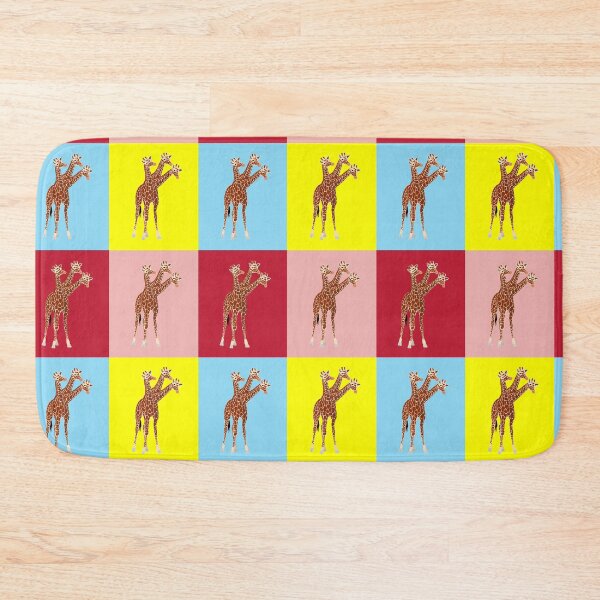 Item preview, Three-Necked Giraffe Multicolor Pattern designed and sold by CosmicStory.