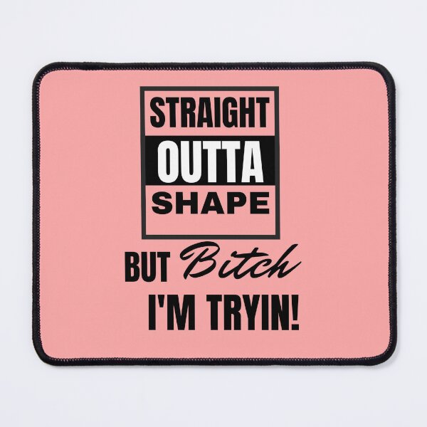 Item preview, Funny Workout, Straight Outta Shape, Motivation, Funny Gym, Fitness, Cute Gym , Workout Tee, Motivation, Motivational, Motivation Quote Tee, designed and sold by JUSTDOIT ⭐⭐⭐⭐⭐.