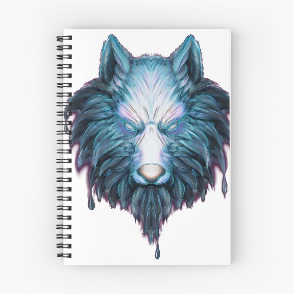 Artikelvorschau, BLAUER WOLF (weiße T-Shirts) entworfen und verkauft von StayCool3d.