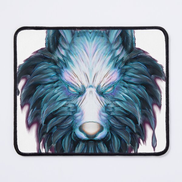 Item preview, BLUE WOLF (white tshirts) designed and sold by StayCool3d.