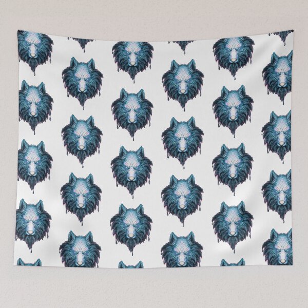 Item preview, BLUE WOLF  (white tshirts) designed and sold by StayCool3d.