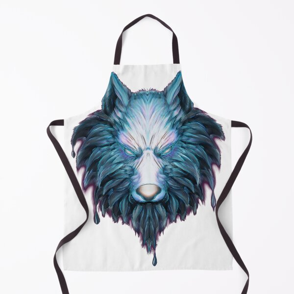 Item preview, BLUE WOLF  (white tshirts) designed and sold by StayCool3d.